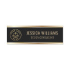 Modern Black Gold Business Logo