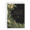 Modern Black Gold Christmas Greenery Botanical