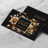 Thick Gold Foil Business Cards | Beauty Entrepreneur, Boudoir Photography, Makeup Artist, Hairstylist, Girl Boss, Real Estate Agent, popular Blogger