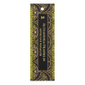 Modern Black Gold Office Professional Personalize Ruler | Zazzle