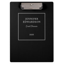 Modern black gray elegant professional business