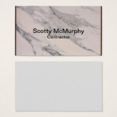 Modern black gray pink marble pattern  (Front & Back)