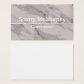 Modern black gray pink marble pattern  (Front & Back)