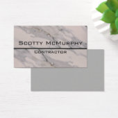 Modern black gray pink marble pattern  (Desk)