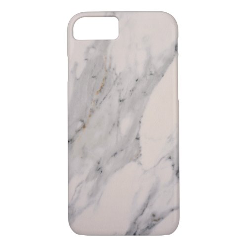 Modern black gray pink marble pattern  iPhone 87 case