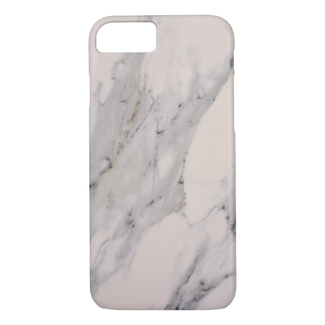Modern black gray pink marble pattern  Case-Mate iPhone case (Back)