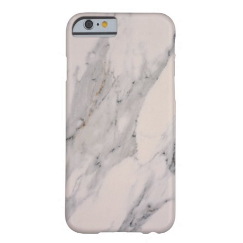 Modern black gray pink marble pattern  barely there iPhone 6 case