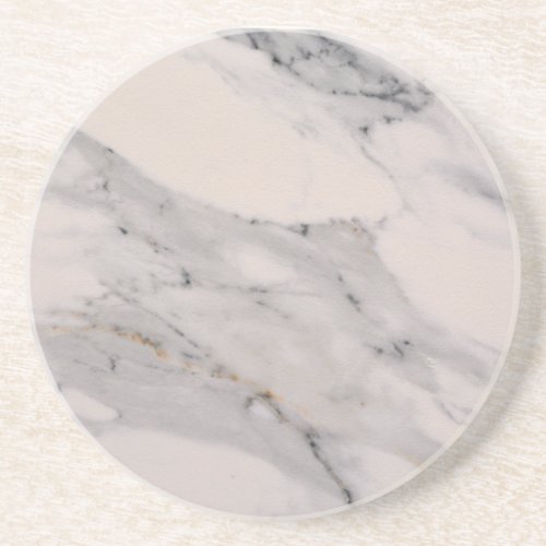 Modern black gray pink marble pattern  coaster