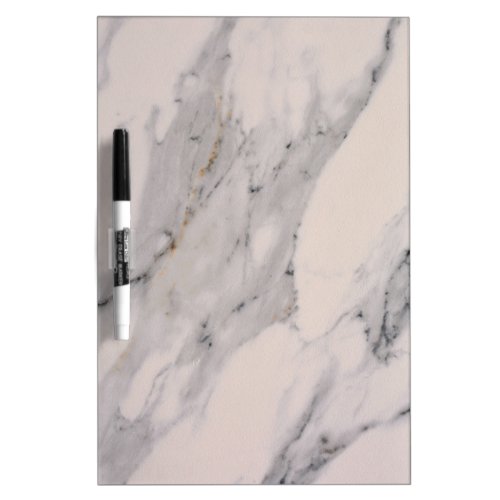 Modern black gray pink marble pattern  dry erase board