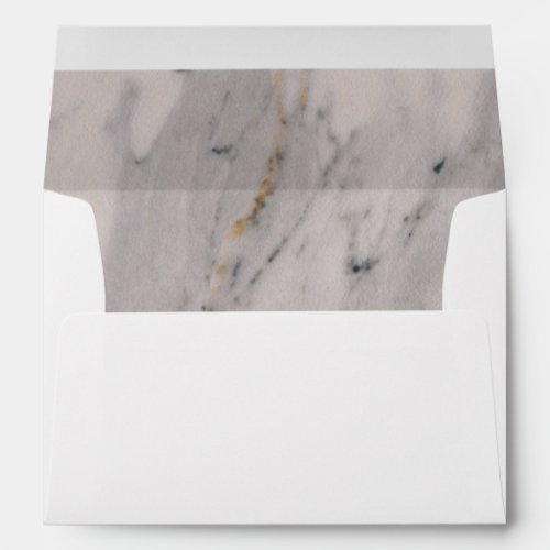 Modern black gray pink marble pattern  envelope