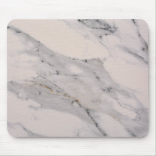 Modern black gray pink marble pattern mouse pad