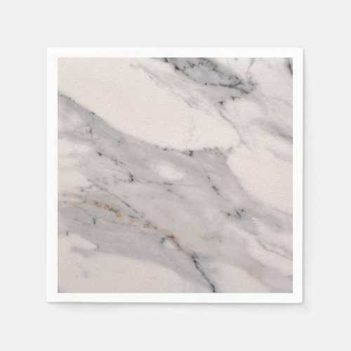 Modern black gray pink marble pattern  paper napkins