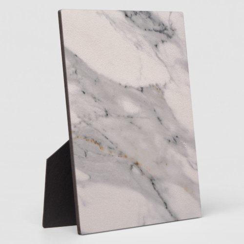 Modern black gray pink marble pattern  plaque