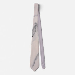 Modern black gray pink marble pattern tie