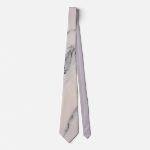 Modern black gray pink marble pattern  tie