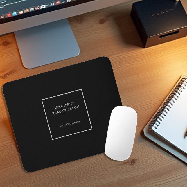 Modern black gray promotional professional mouse pad (Modern minimalist black gray promotional professional mouse pad.)