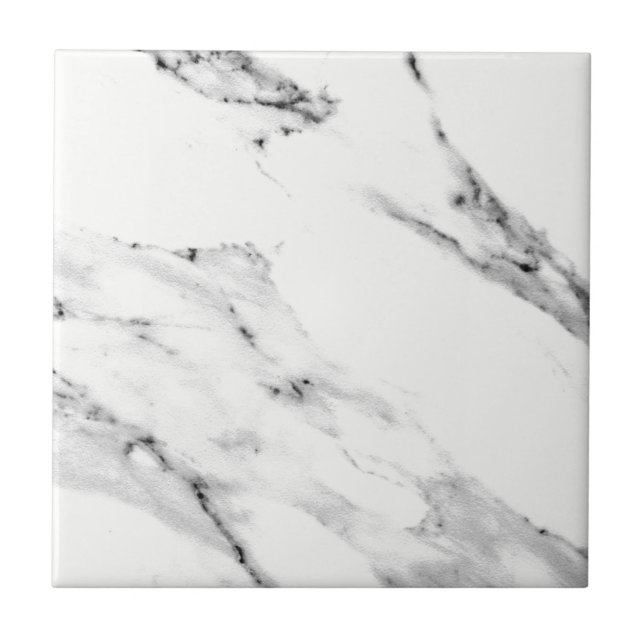 Modern black gray white marble pattern  tile (Front)