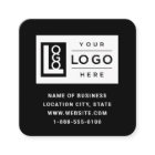 Modern Black Logo QR Code Scan Website