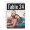 Modern Black Pet Photo Table Number Card