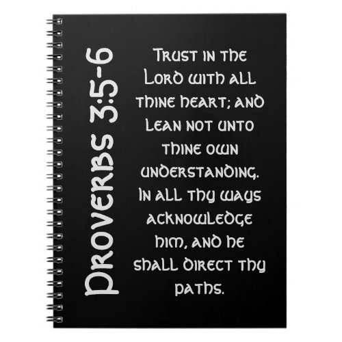 Modern Black Proverbs Bible Study Notebook