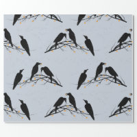 Matt Black Wrapping Paper - Dark Matt Gift Wrap