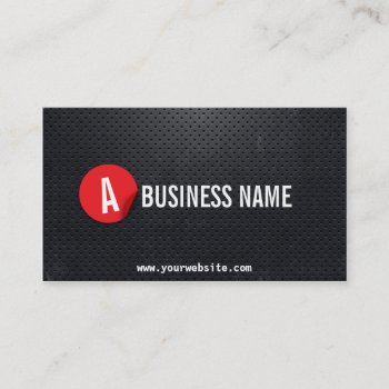 Modern Black Steel Anesthesiologist Business Card by cardfactory at Zazzle