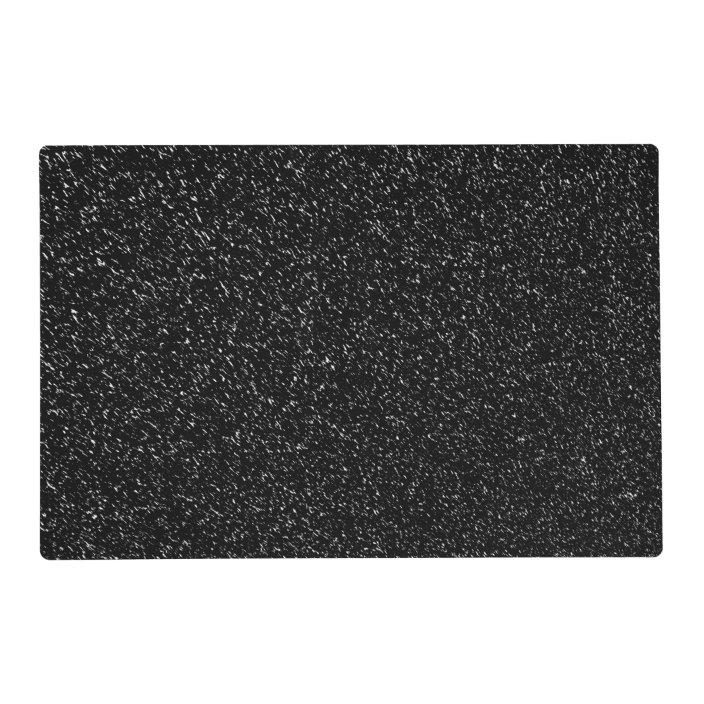 Modern Black Stone style Space Placemat