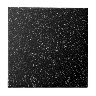 Modern Black Stone with White Specks