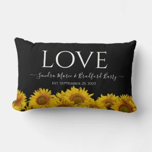 Sunflower Pillow Covers (18” x 18” - Set of 4) Double Sided