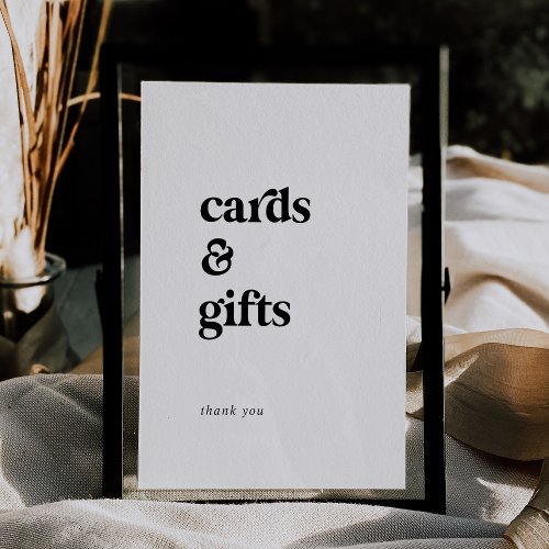 Modern Black Typography 5x7