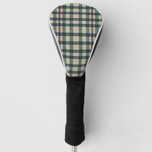 Modern Black Watch Tartan Plaid Classic Blue Golf Head Cover