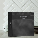 Modern Black Watercolor Family Recipes 3 Ring Binder<br><div class="desc">This simple yet elegant design adds style and grace to your kitchen, with its black and white design. Gather your favorite family recipes and add your family memories to make this a cherished keepsake. Add a name to personalize it. Makes a great bridal shower, Christmas or Mother's Day gift. Created...</div>