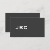 Modern Black/White 30o Business Card (Front/Back)