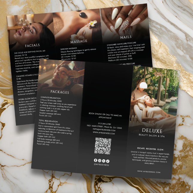 Modern Black & White 5-Photo Professional Business Brochure (Creator Uploaded)