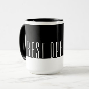 Modern Black & White Best OPA Ever Mug