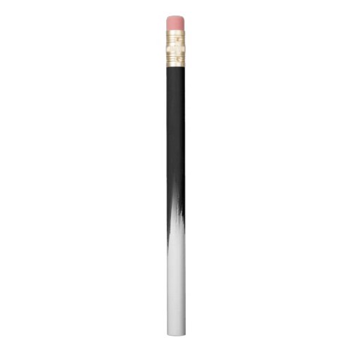 Modern Black White Brush strokes Design Pencil
