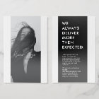 Modern Black & White Business Trifold Brochure 