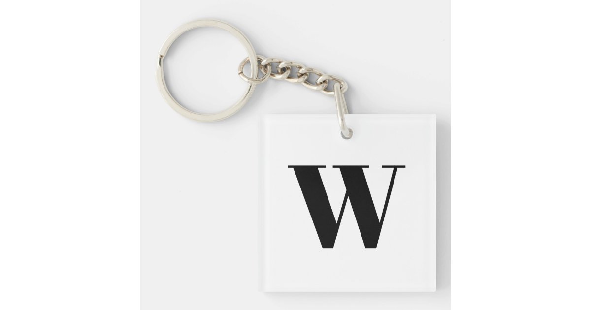 Custom Initial Keychain