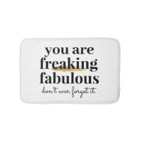 Modern Black White Gold Funny Inspiring Fabulous