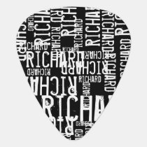 modern black/white guitar pick for a guitar-player modern black/white guitar pick for a guitar-player