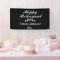 Modern Black & White Happy Retirement Party
