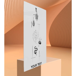 Modern Black & White Metal Print