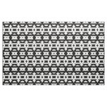 Modern Black &amp; White Op Art Geometric Pattern Fabric
