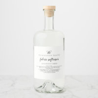 Modern Black & White  Product Storage Labels