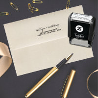 Modern Black & White Script Minimalistic Wedding