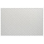 Modern Black White Squares Checks Lines Pattern Fabric