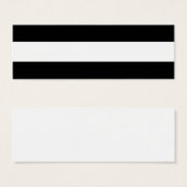 Modern Black White Stripes Pattern (Front & Back)