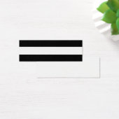Modern Black White Stripes Pattern (Desk)