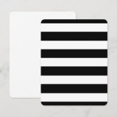 Modern Black White Stripes Pattern (Front/Back)