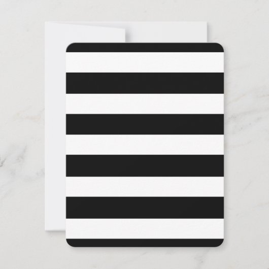 Modern Black White Stripes Pattern (Front)